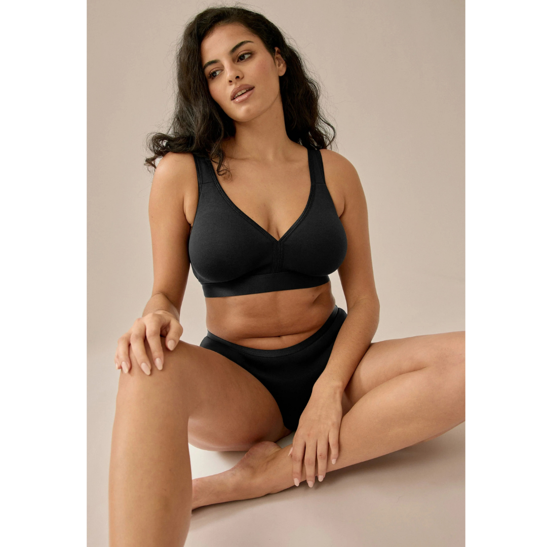 Sostén Algodón Deportivo Negro NA86021
