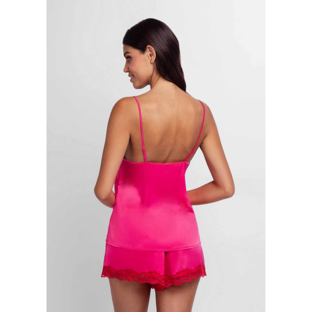 Pijama Corto Origins Shiny Pink FXCA002