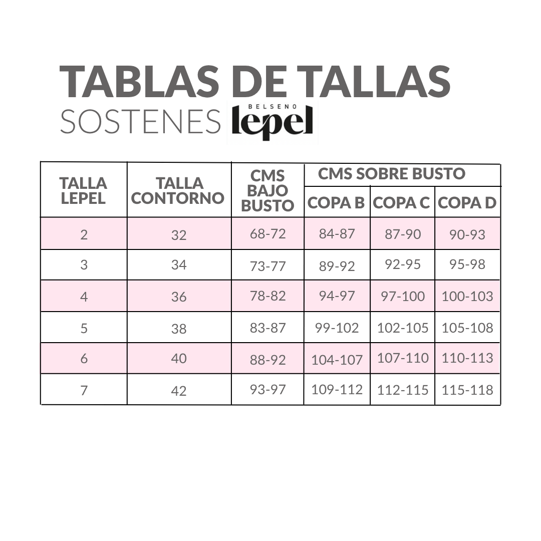 Sostén Con Barba Lepel LPT02761